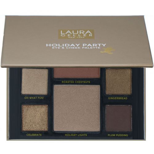 Laura Geller, Party in a Palette, полная коллекция палеток для макияжа лица, 3 палетки для глаз и щек