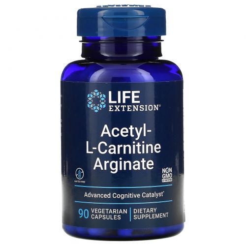 Life Extension, Acetyl-L-Carnitine Arginate, 90 Vegetarian Capsules