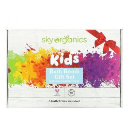 Sky Organics, Kids Bath Bombs with Surprise Toys, 6 Bath Bombs