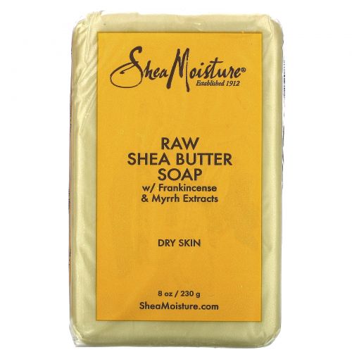 SheaMoisture, Raw Shea Butter Soap with Frankincense & Myrrh Extracts, 8 oz (230 g)