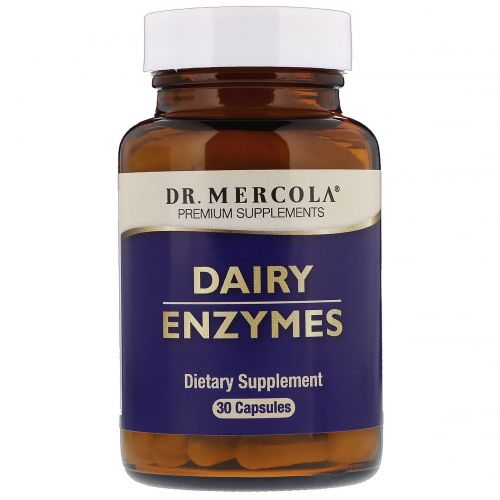 Dr. Mercola, Dairy Enzyme, 30 Capsules