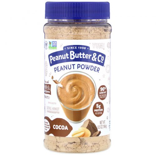 Peanut Butter & Co., "Мощный орех", порошковое арахисовое масло, шоколад, 6,5 унции, (184 г)