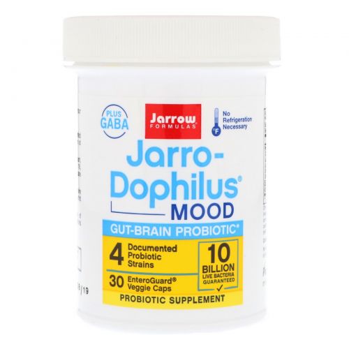 Jarrow Formulas, Jarro-Dophilus Mood, 30 вегетарианских капсул с технлогией EnteroGuard