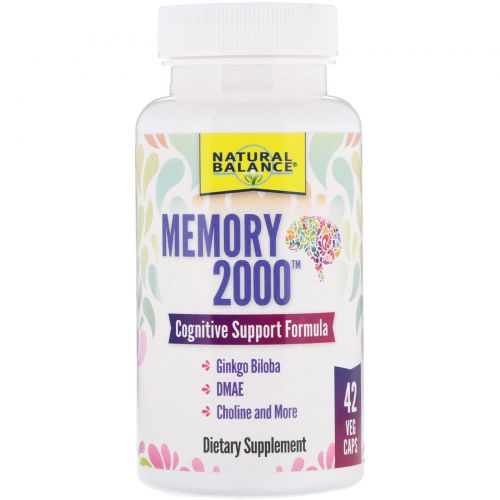 Natural Balance, Memory 2000, 42 Veggie Capsules