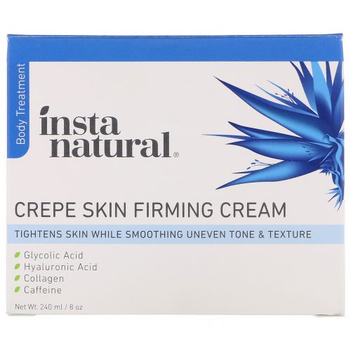 InstaNatural, Crepe Skin Firming Cream, Body Treatment, 8 oz (240 ml)