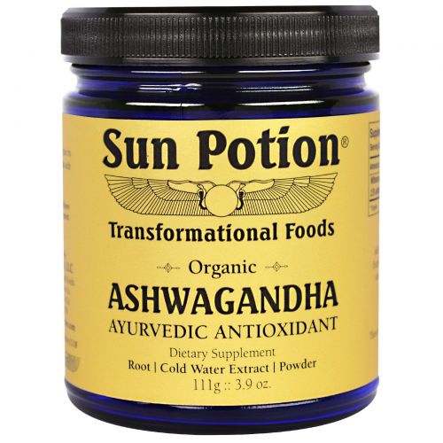 Sun Potion, Порошок Ashwaganda , Органический,  3,9 унции (111 г)