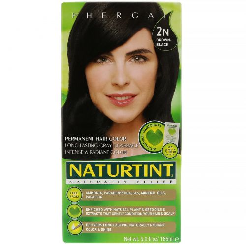 Naturtint, Стойкая краска для волос, 2N Темный каштан, 5,28 жидкой унции (150 мл)