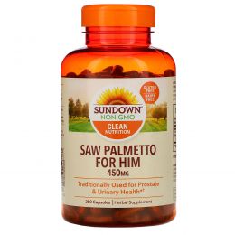 Sundown Naturals, Со Пальметто (Сереноя) 250 капсул