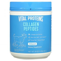 Vital Proteins, Пептиды коллагена, без ароматизаторов, 12 унций (567 г)