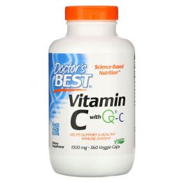 Doctor's Best, Витамин С (Best Vitamin C), 1000 мг, 360 растительных капсул