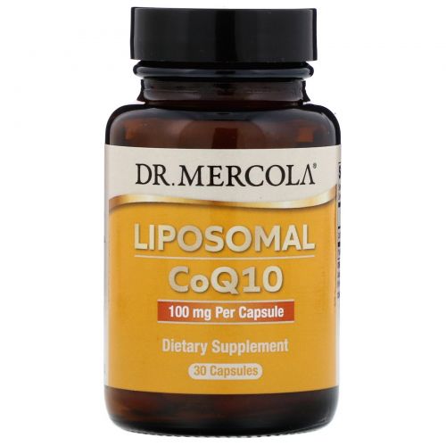 Dr. Mercola, Премиум добавки, CoQ10, 100 мг, 30 капсул