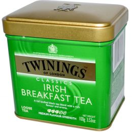 Twinings, Классический листовой чай, Irish Breakfast, 3,53 унции (100 г)