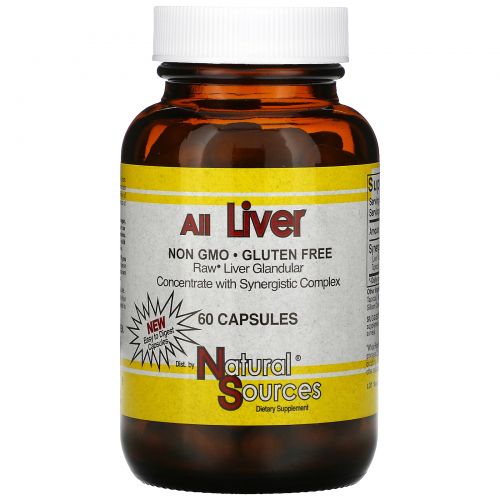 Natural Sources, All Liver, 60 капсул