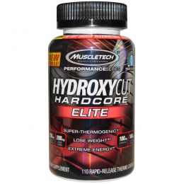 Hydroxycut, Hardcore Elite, 110 термокапсул с быстрым высвобождением