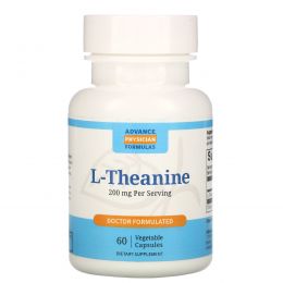 Advance Physician Formulas, Inc., L-теанин, 200 мг, 60 капсул