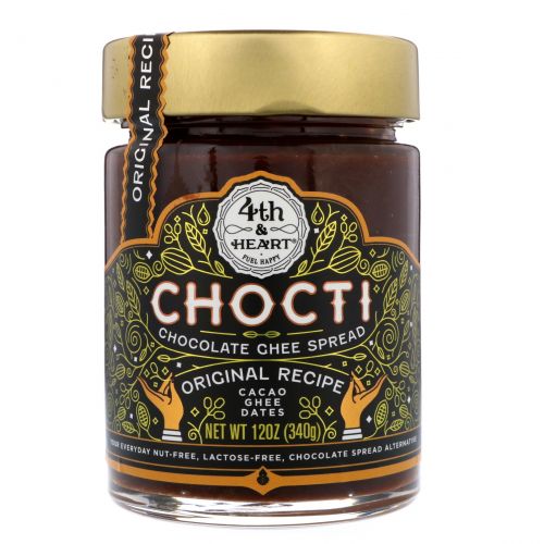 4th & Heart, Chocti Chocolate Ghee Spread, Original, 12 oz (340 g)