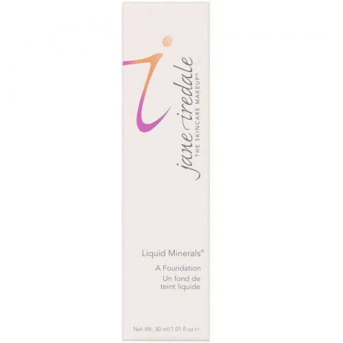 Jane Iredale, Liquid Minerals, A Foundation, Golden Glow,  1.01 fl oz (30 ml)