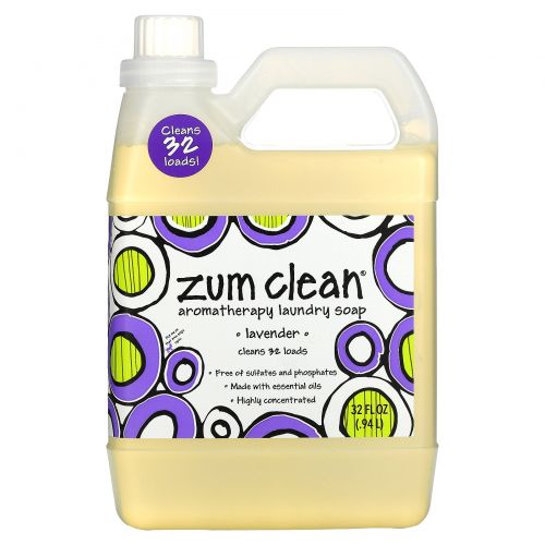 Indigo Wild, Zum Clean, ароматерапевтическое хозяйственное мыло, лаванда, 32 жидкие унции (0,94 л)