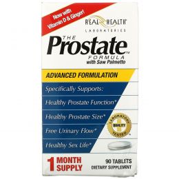 Real Health, The Prostate Formula with Saw Palmetto, 90 Tablets