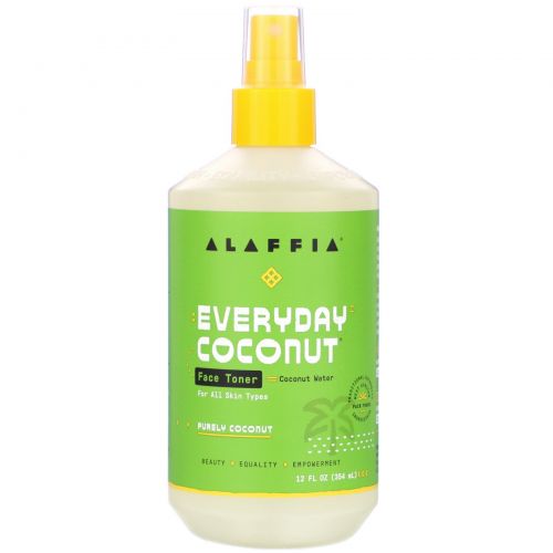 Everyday Coconut, Face Toner, For All Skin Types, Coconut Water, 12 fl oz (354 ml)