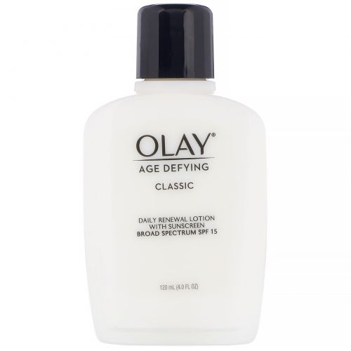 Olay, Age Defying, Classic, дневной восстанавливающий лосьон с солнцезащитными фильтрами SPF 15, 120 мл (4 жидк. унции)