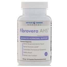 Arthur Andrew Medical, FibroVera AHS, улучшенная поддержка гормонов 90 капсул