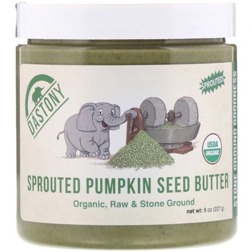 Dastony, 100% Organic, Sprouted Pumpkin Seed Butter, 8 oz (227 g)