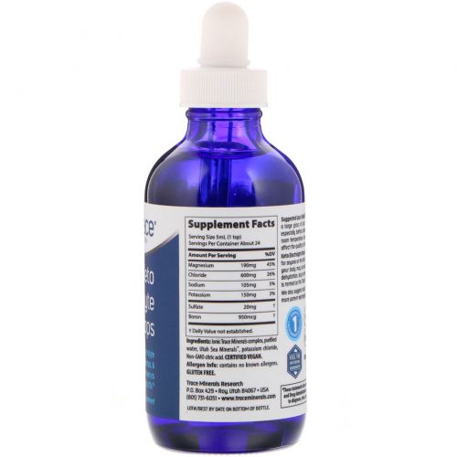 Trace Minerals Research, Keto Electrolyte Drops, 4 oz (118 ml)