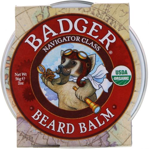 Badger Company, Навигатор Класс Для мужчин, Бальзам для бороды, 2 унции (56 г)