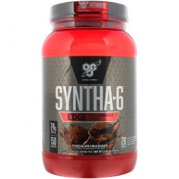 BSN, Syntha-6 Edge, питьевая смесь белкового порошка, вкус шоколадного молочного коктейля, 2,35 фунта (1,06 кг)