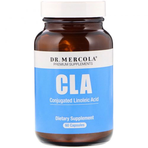 Dr. Mercola, Премиум добавки, CLA - конъюгированная линолевая кислота, 60 капсул