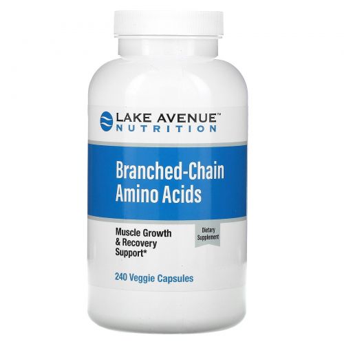 Lake Avenue Nutrition, Branched-Chain Amino Acids, 240 Veggie Capsules