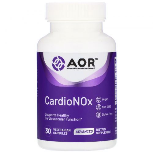 Advanced Orthomolecular Research AOR, Cardionox, 30 Vegan Capsules