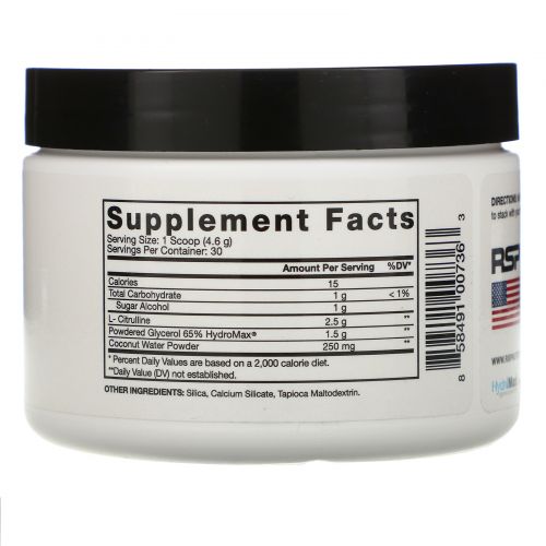 RSP Nutrition, Pump Boost Pre-Workout, Unflavored, 4.8 oz (138 g)