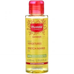 Mustela, Stretch Marks Oil, Fragrance Free, 3.55 fl oz (105 ml)