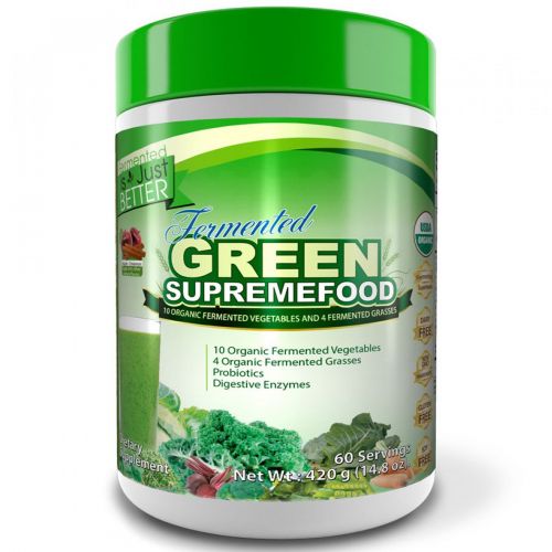 Divine Health, Fermented Green Supremefood, 14.8 oz (420 g)