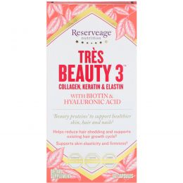 ReserveAge Nutrition, Tres Beauty 3, 90 капсул