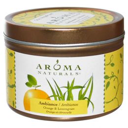 Aroma Naturals, Соя VegePure, для настроения, апельсин и лимонное сорго, 2,8 унции (79.38 гр)