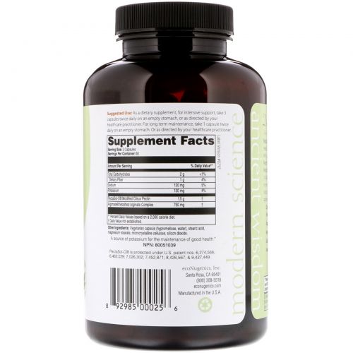 Econugenics, PectaClear Detox Formula, 180 Veggie Caps