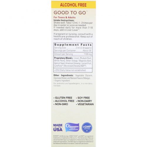 Bioray Inc., Good To Go, Soothing Bowel Mover, 2 fl oz (60 ml)