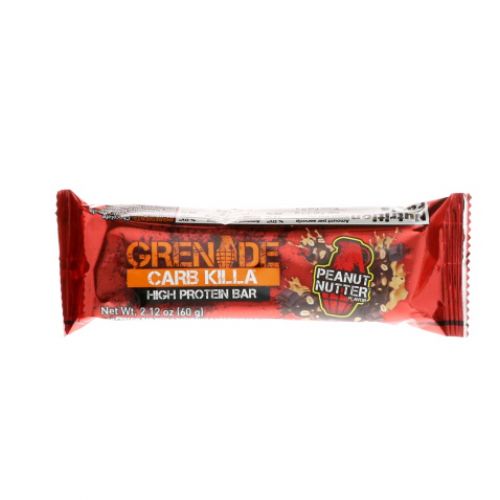 Grenade, Батончики Carb Killa, арахисовая паста, 12 батончиков, 2,12 унции (60 g) каждый