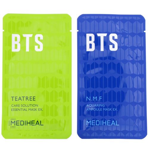 Mediheal, x BTS, Hydrating Care Special Set, 10 Sheets, 490 ml