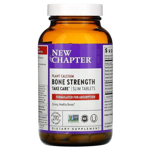 New Chapter, Bone Strength Take Care, 270 таблеток