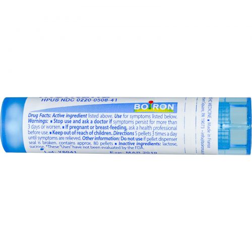 Boiron, Single Remedies, Арника горная (Arnica Montana), 6C, приблизительно 80 гранул