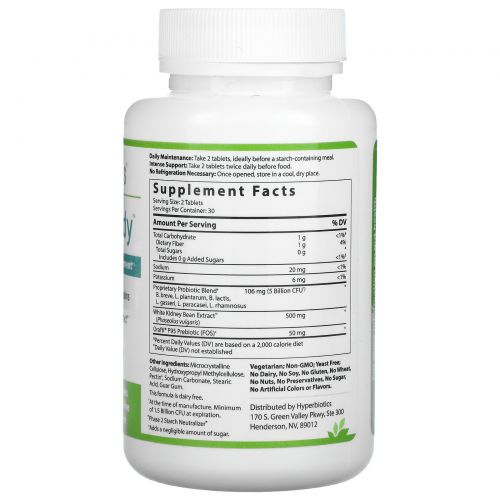 Hyperbiotics, Better Body, Probiotics for Weight Loss Support, 5 Billion CFU, 30 Time-Release Tablets