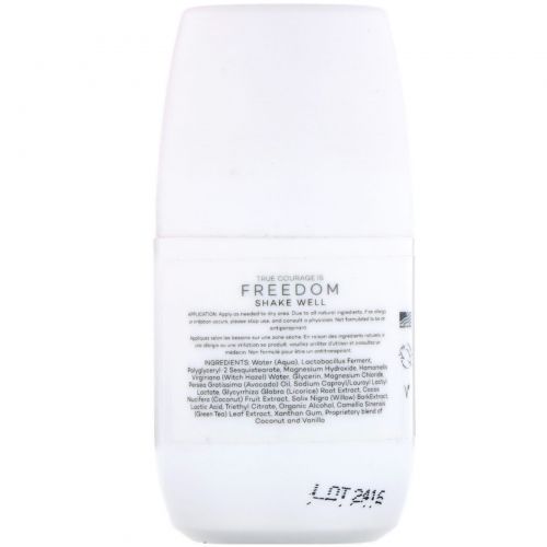 Freedom, Natural Roll-On Coco Van Deodorant, 2 oz (60 ml)