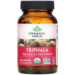 Organic India, Трифала, 90 растительных капсул