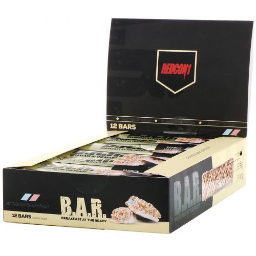 Redcon1, B.A.R. Breakfast at the Ready, Rainbow Breakfast, 12 Bars 1.76 oz ( 50 g)