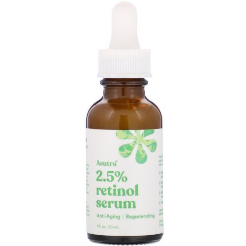 Asutra, Renew Your Skin, Anti-Aging Serum, Rovisome Retinol, 1 fl oz (30 ml)