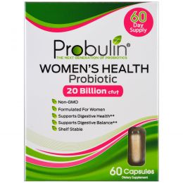 Probulin, Women's Health, пробиотик, 60 капсул